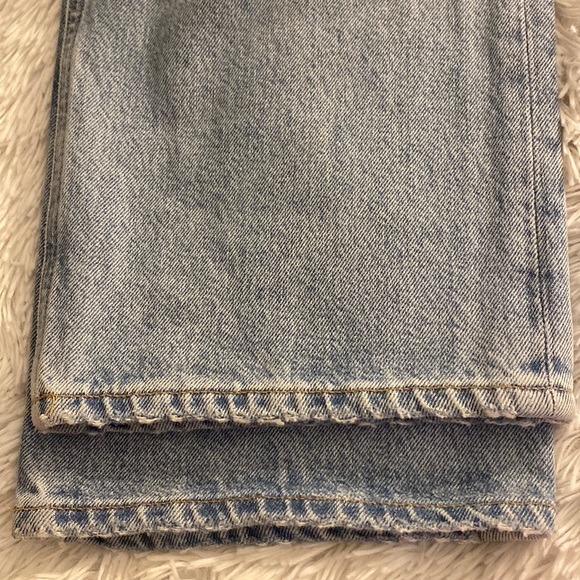 Agolde Mia Jean Mid Rise Straight Denim Jean - Picture 9 of 12
